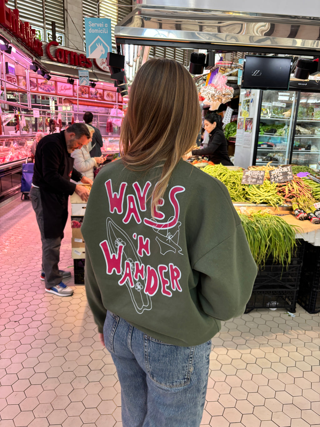 Limited SWEATER- Lagoon Green