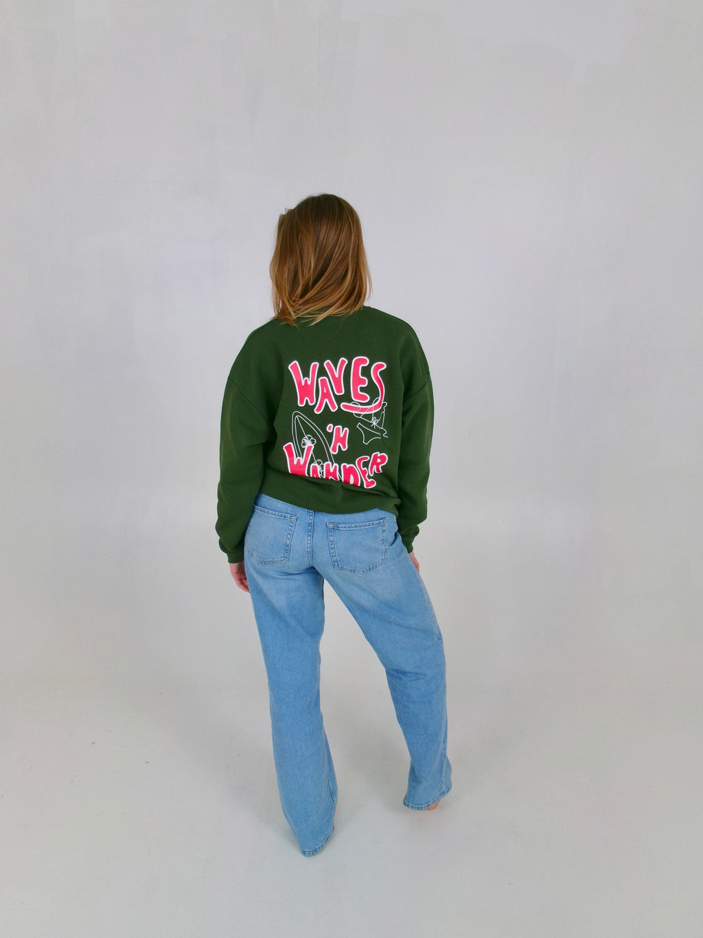 Limited SWEATER- Lagoon Green