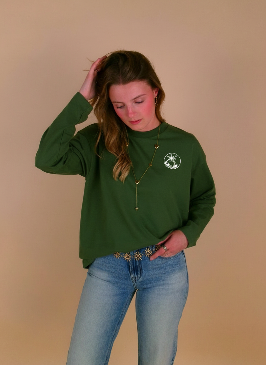 Signature LONGSLEEVE - Lagoon Green